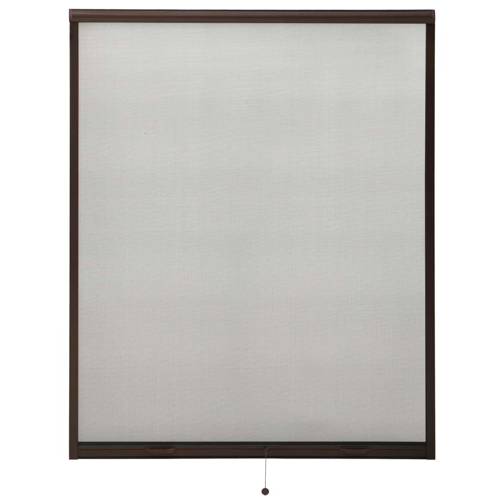 Alas rullattava hyönteisverkko ikkunaan ruskea 150x170 cm - Harrastajankoti.fi