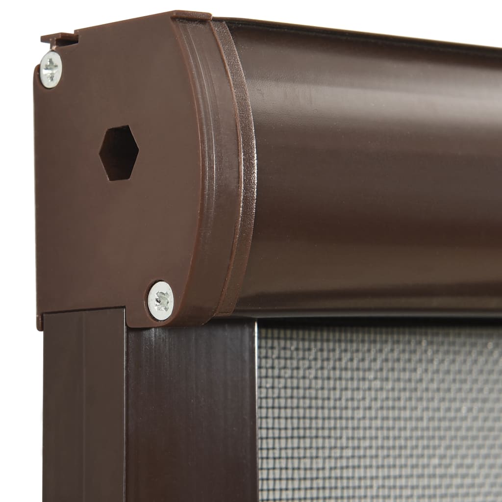 Alas rullattava hyönteisverkko ikkunaan ruskea 150x170 cm - Harrastajankoti.fi