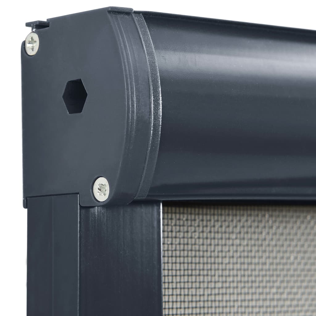 Alas rullattava hyönteisverkko ikkunaan antrasiitti 70x150 cm - Harrastajankoti.fi