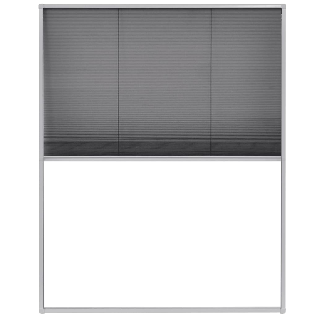 Laskostettu hyönteisverkko ikkunaan 100x160 cm alumiini - Harrastajankoti.fi