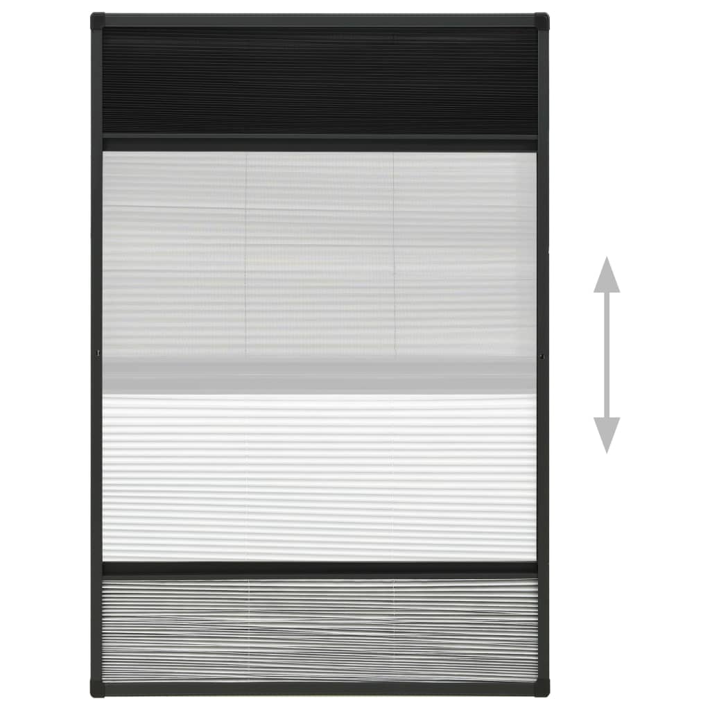 Laskostettu hyönteisverkko ikkunaan 110x160 cm alumiini - Harrastajankoti.fi