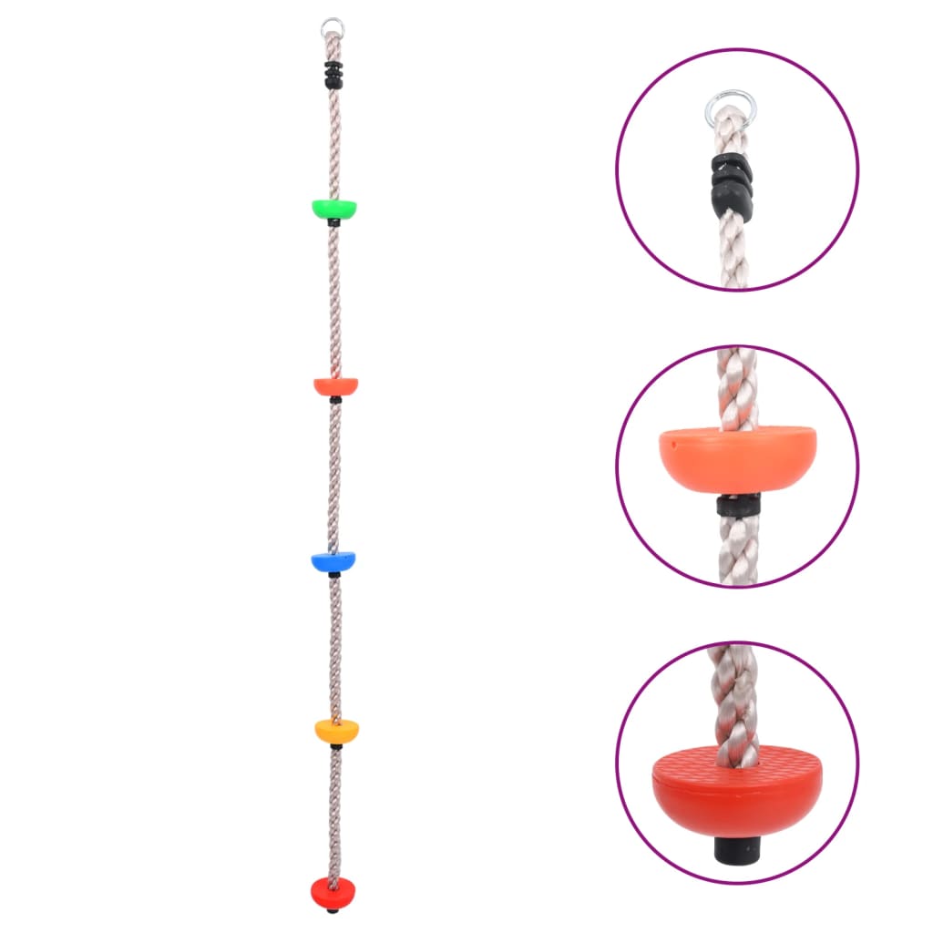 Kiipeilyköysi tartuntatasoilla 200 cm - Harrastajankoti.fi