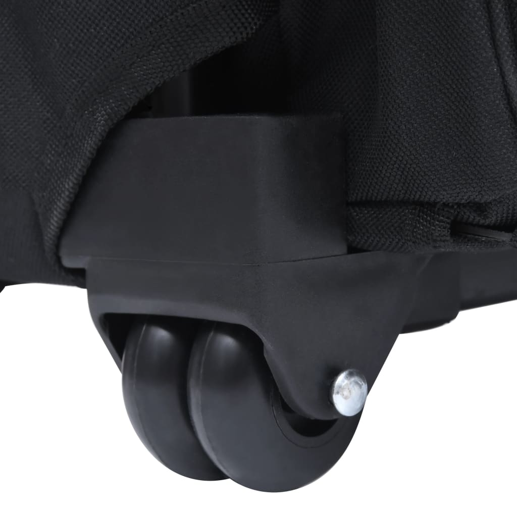 Taitettava monikäyttöinen lemmikkikärry musta - Harrastajankoti.fi