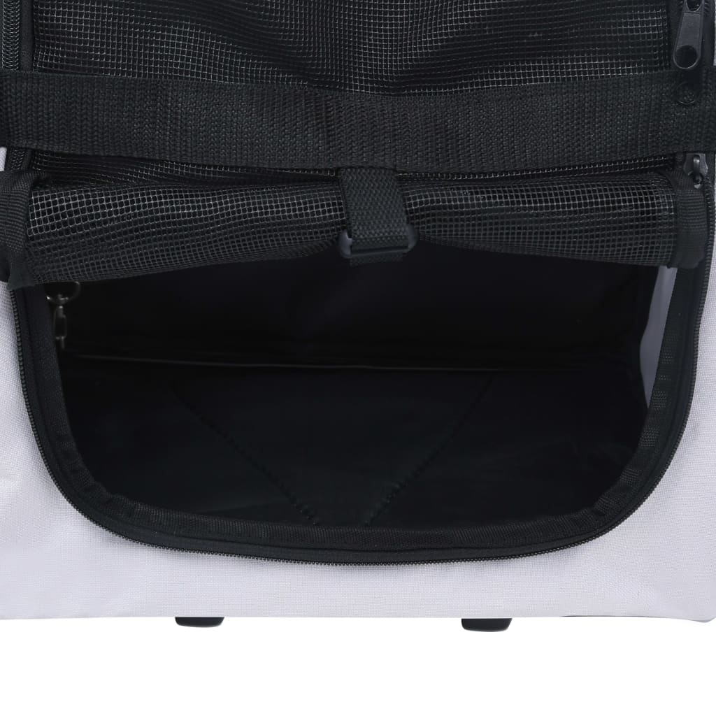 Taitettava monikäyttöinen lemmikkikärry harmaa - Harrastajankoti.fi