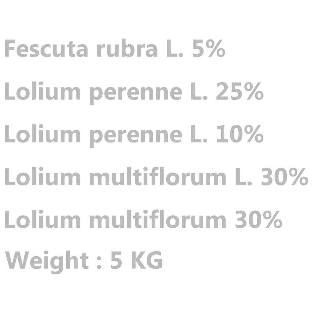 Nurmikon siemenet 5 kg - Harrastajankoti.fi