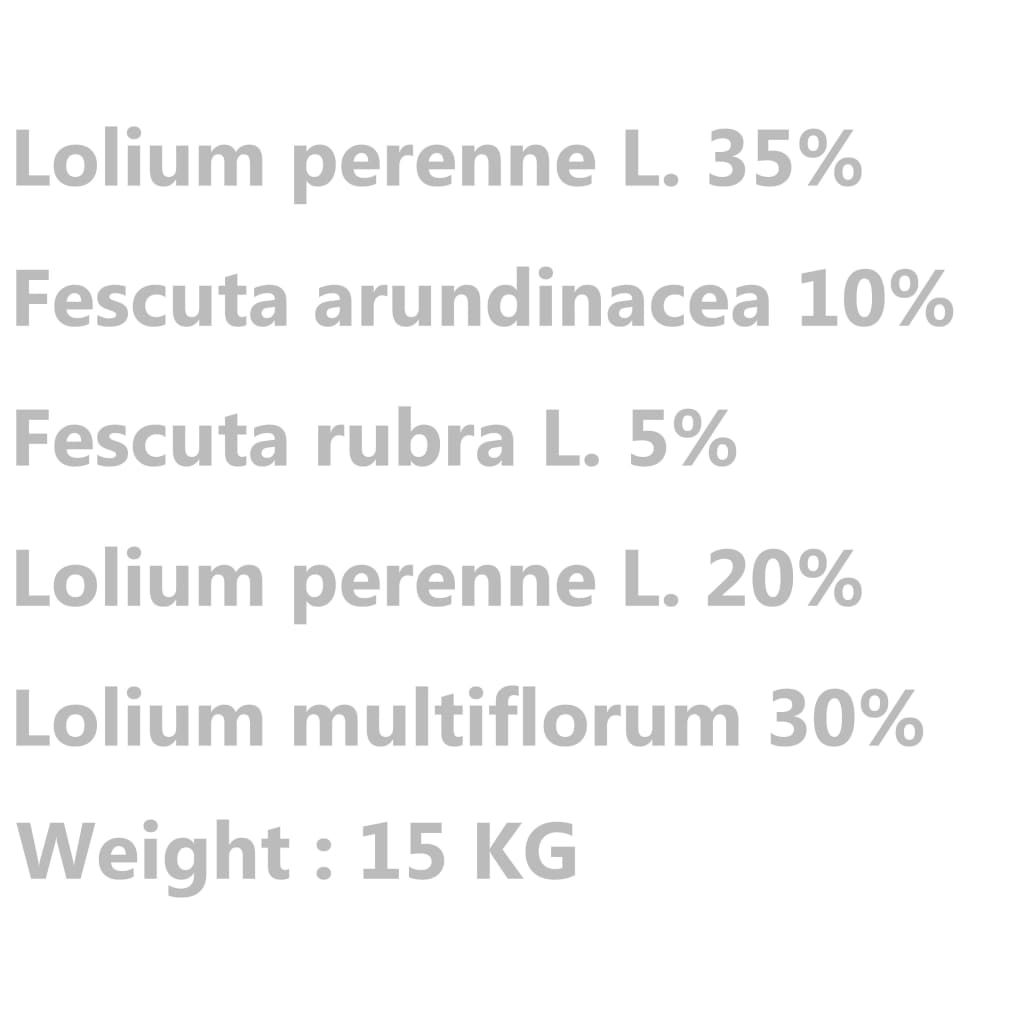 Nurmikon siemenet urheilukentille 15 kg - Harrastajankoti.fi