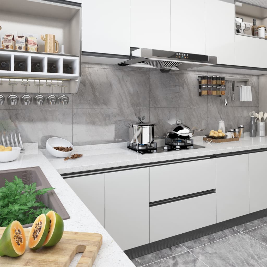 Itseliimautuvat huonekalukalvot 2 kpl valkoinen 500x90 cm PVC - Harrastajankoti.fi