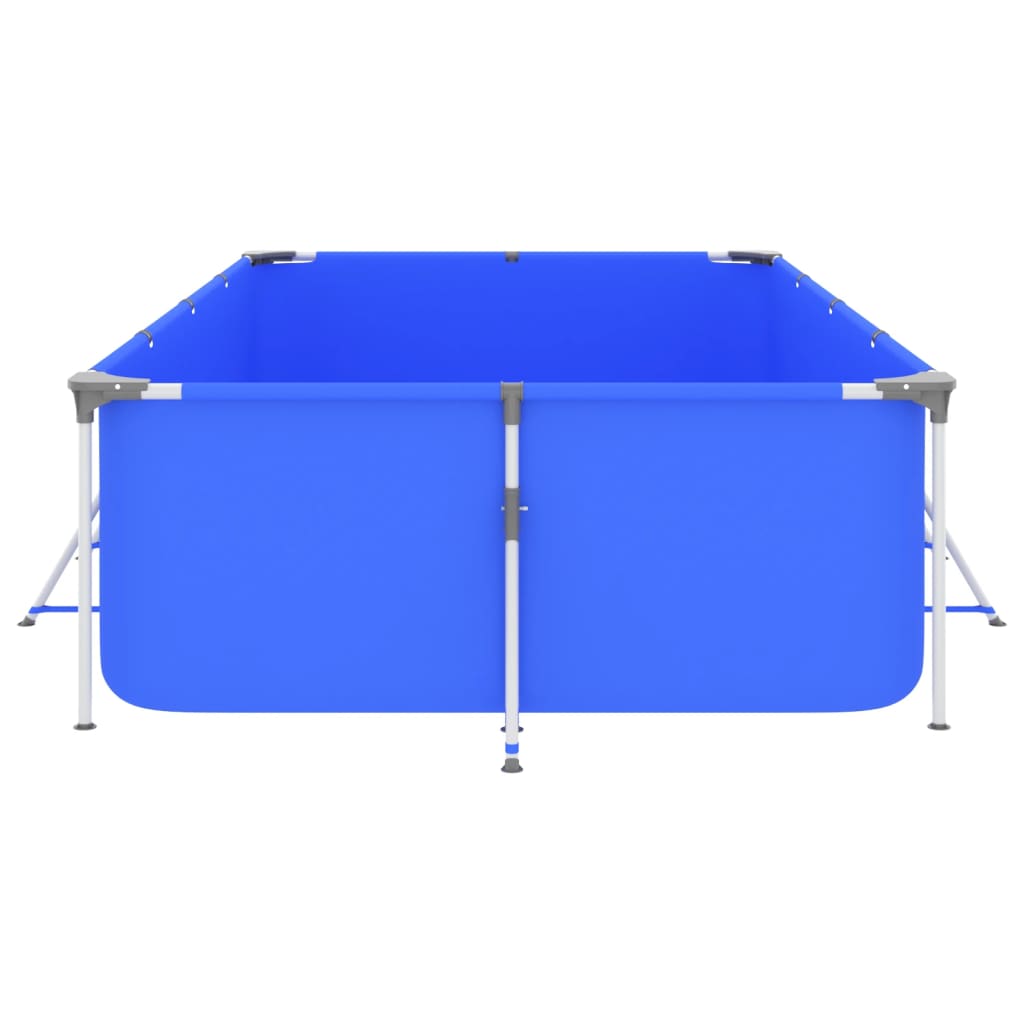 Uima-allas teräsrungolla 394x207x80 cm sininen - Harrastajankoti.fi