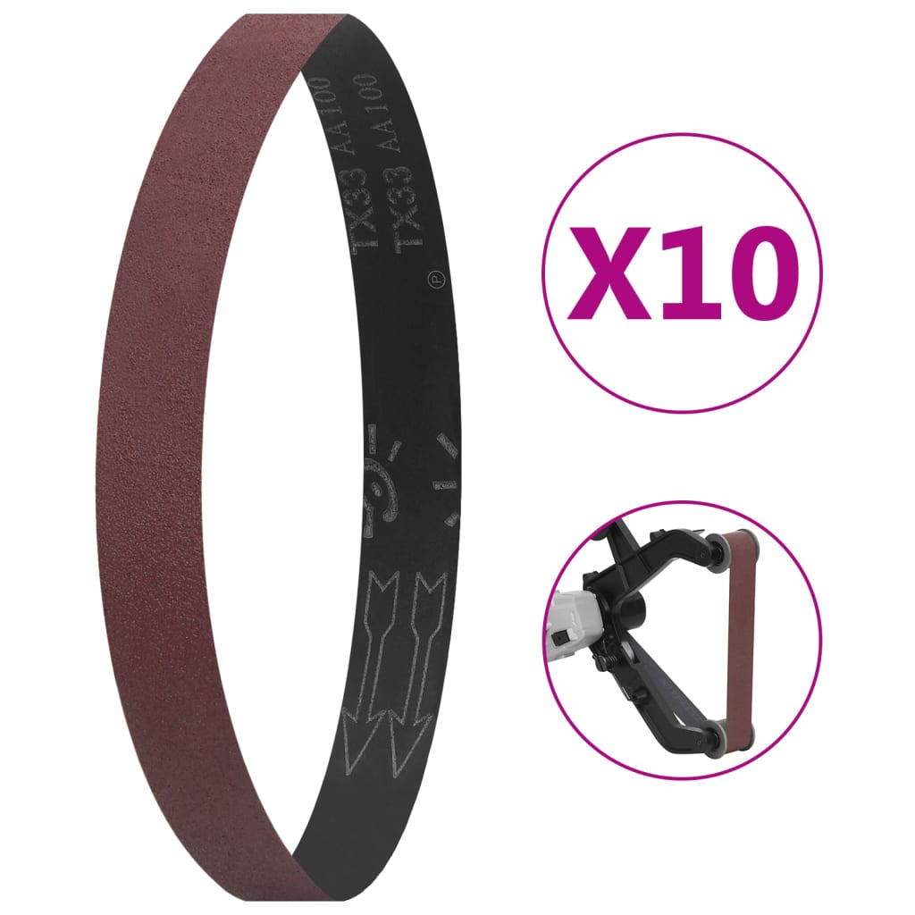 Hiomanauhat 10 kpl P180 40x760 mm - Harrastajankoti.fi