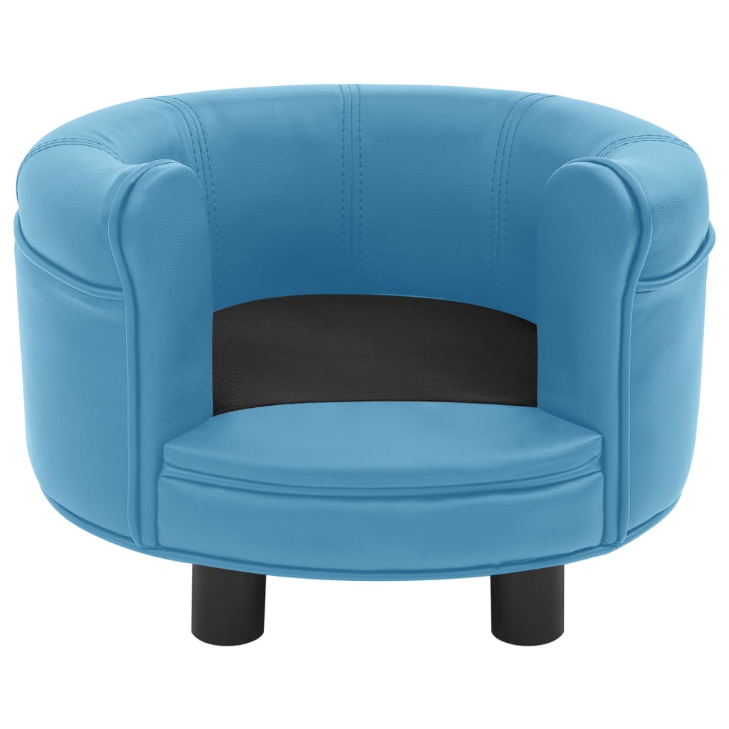 Koiran sohva turkoosi 48x48x32 cm plyysi ja keinonahka - Harrastajankoti.fi