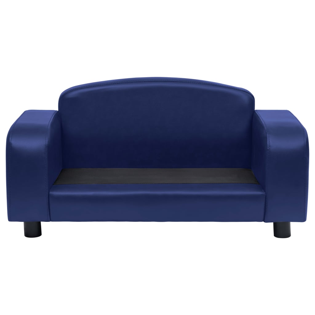 Koiran sohva sininen 80x50x40 cm keinonahka - Harrastajankoti.fi