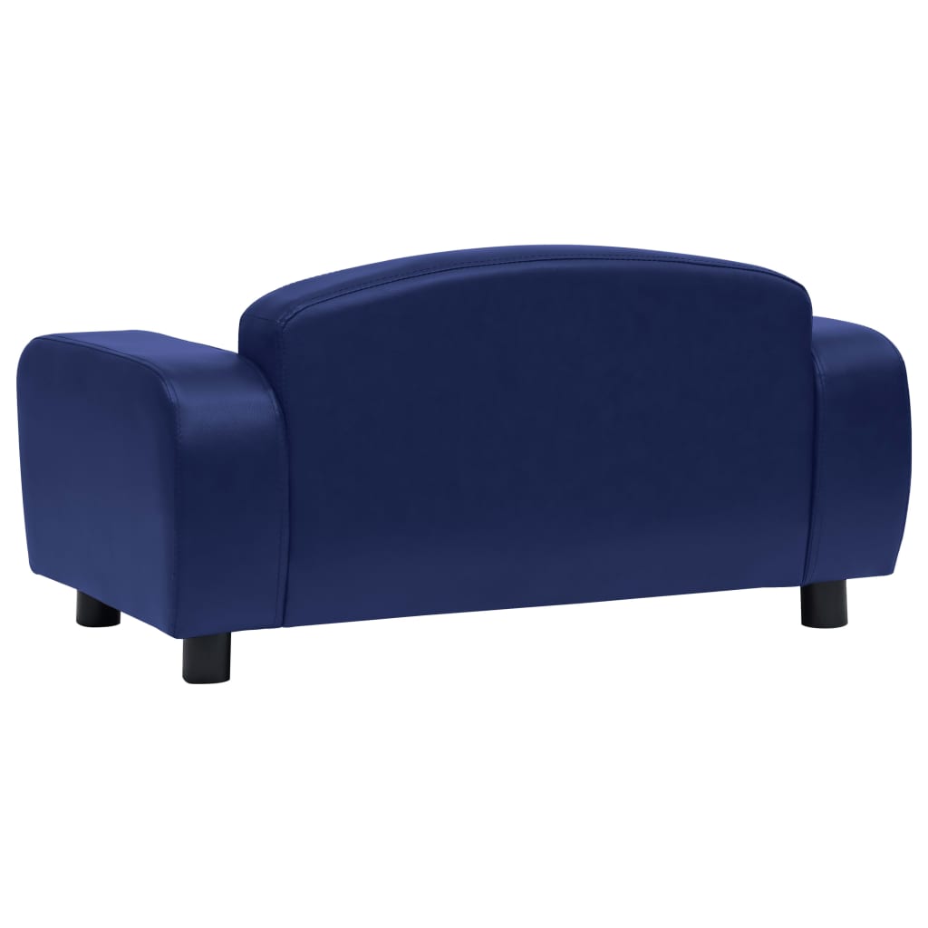 Koiran sohva sininen 80x50x40 cm keinonahka - Harrastajankoti.fi