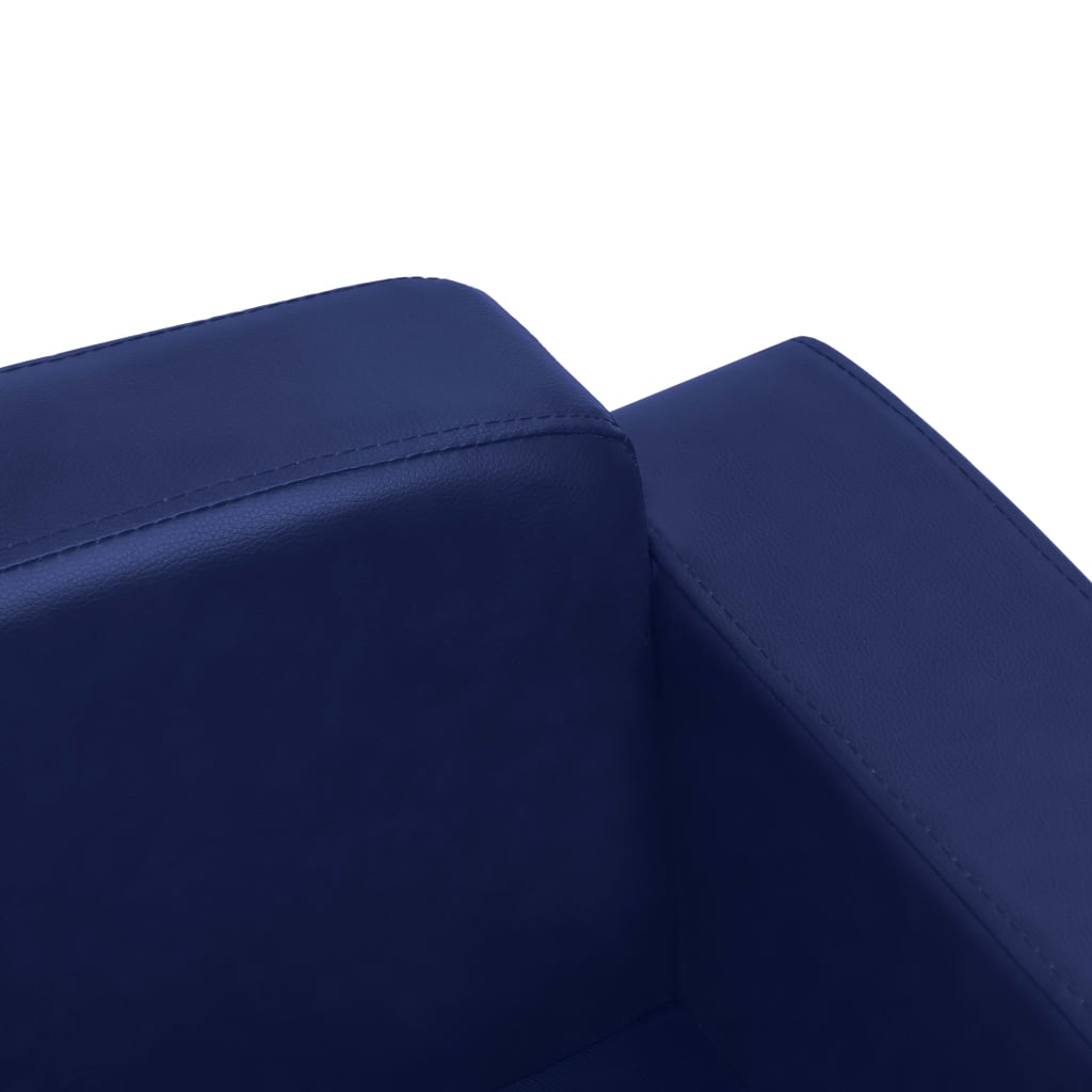 Koiran sohva sininen 80x50x40 cm keinonahka - Harrastajankoti.fi