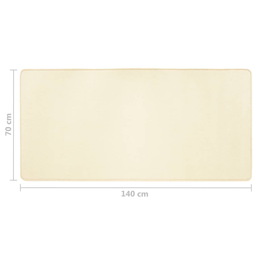 Makuuhuoneen matot Shaggy korkea nukka 3 kpl kerma - Harrastajankoti.fi