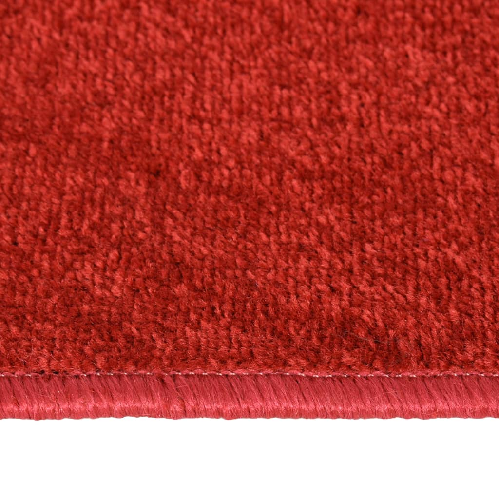 Makuuhuoneen matot Shaggy korkea nukka 3 kpl punainen - Harrastajankoti.fi