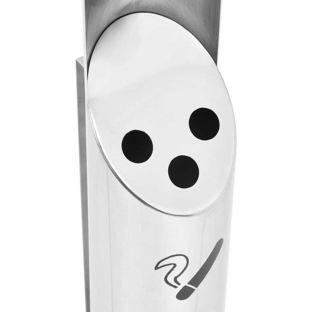 Seinään kiinnitettävä tuhkakuppi ruostumaton teräs - Harrastajankoti.fi