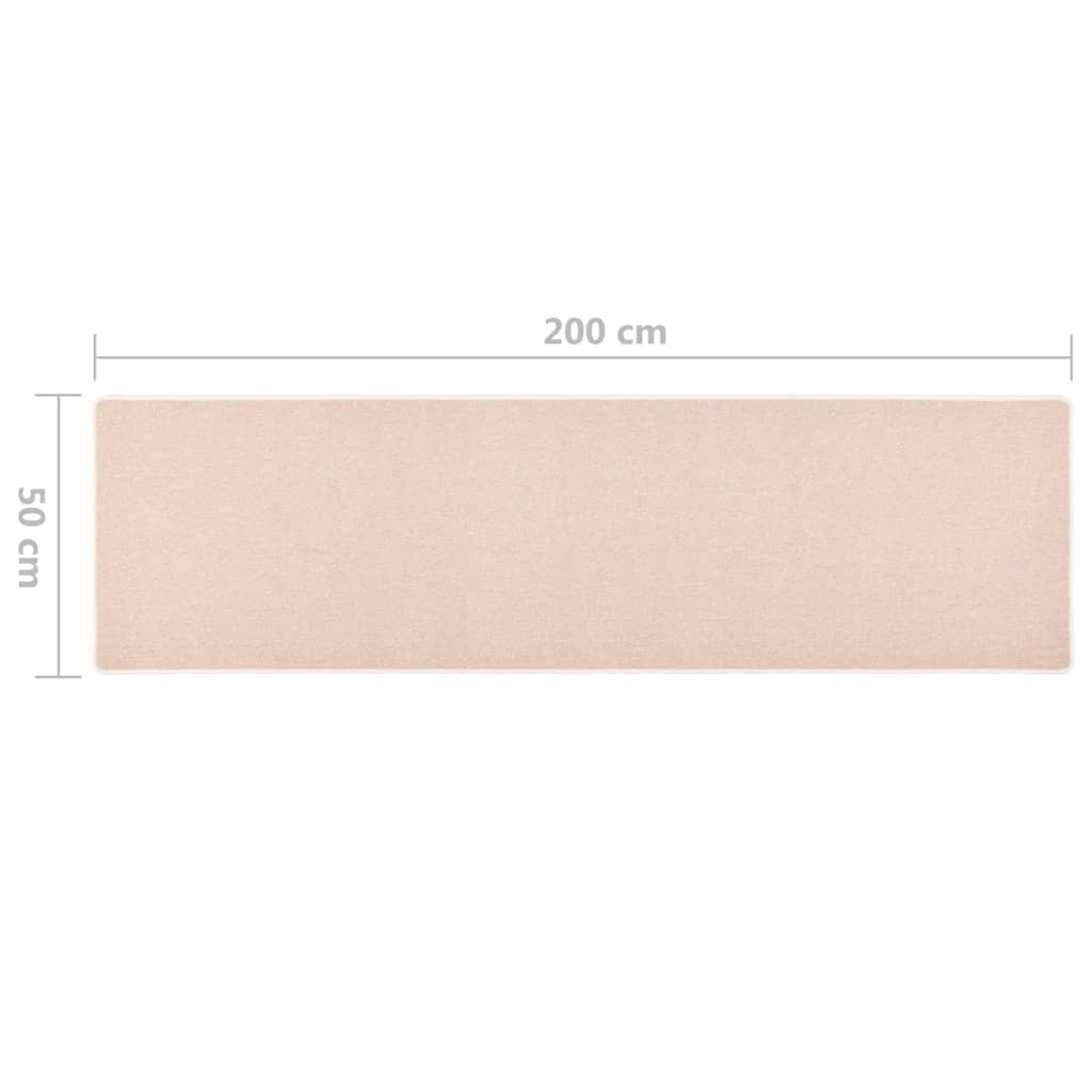 Käytävämatto vaaleanruskea 50x200 cm - Harrastajankoti.fi