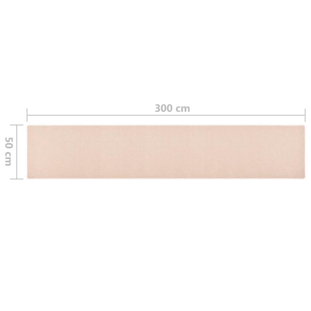 Käytävämatto vaaleanruskea 50x300 cm - Harrastajankoti.fi