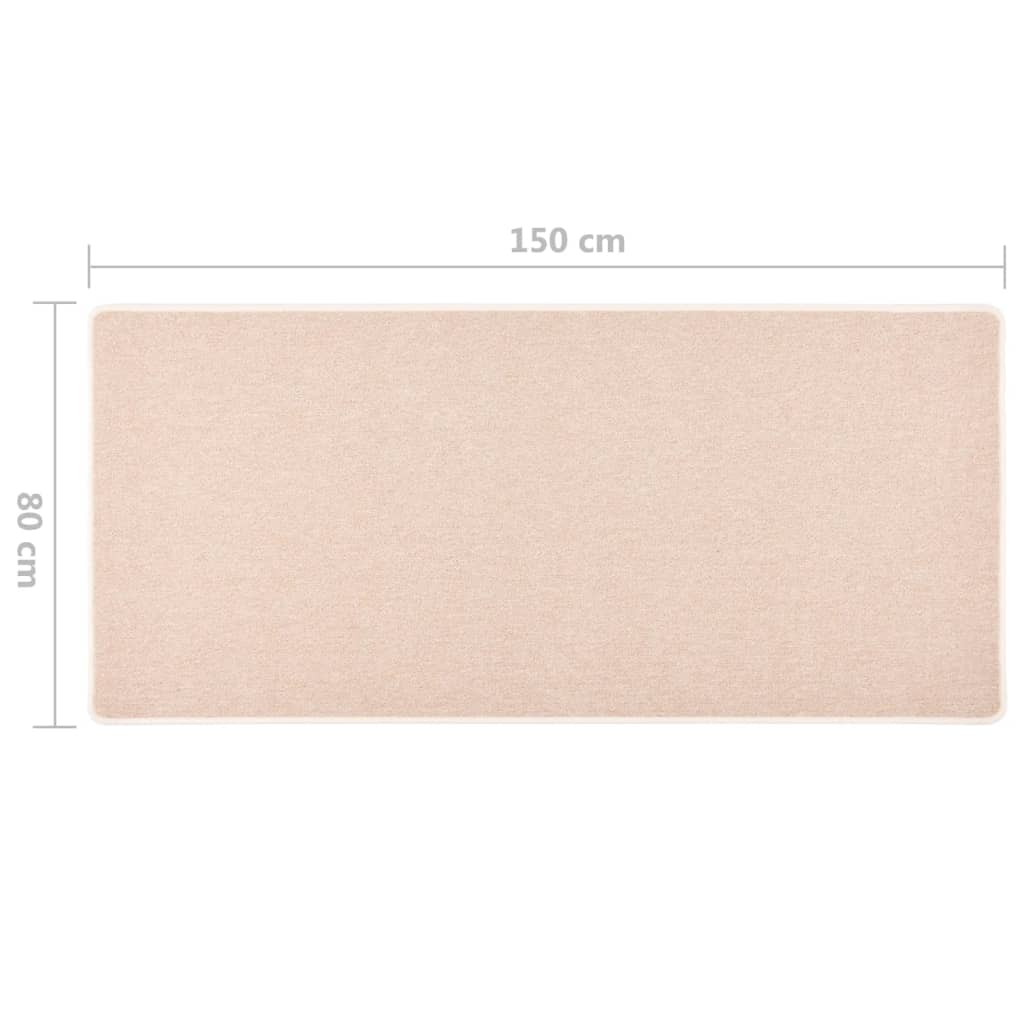 Käytävämatto vaaleanruskea 80x150 cm - Harrastajankoti.fi