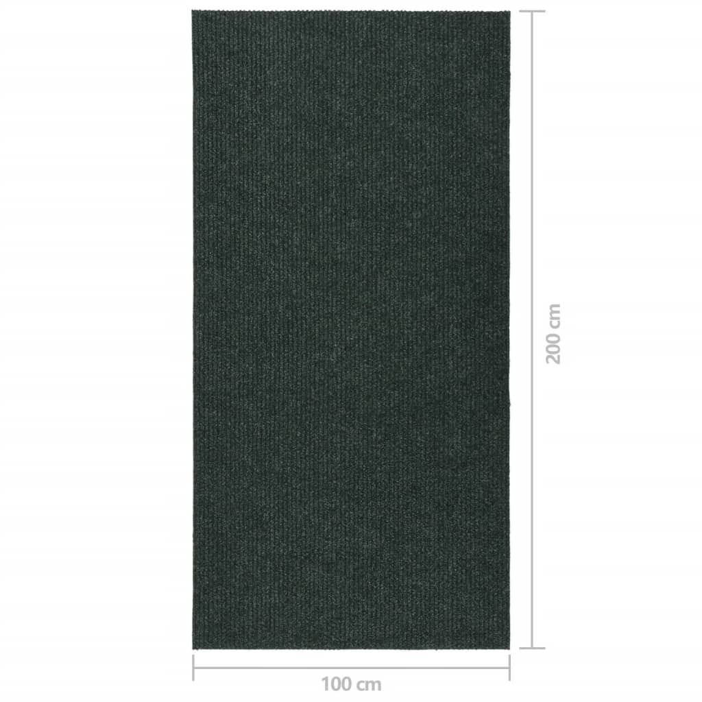 Käytävän kuramatto 100x200 cm vihreä - Harrastajankoti.fi
