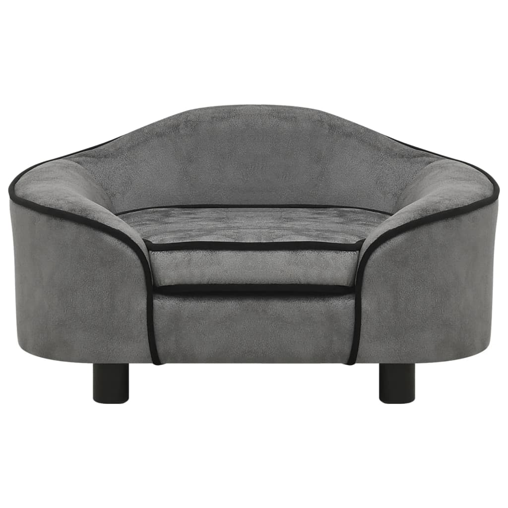 Koiran sohva harmaa 67x47x36 cm plyysi - Harrastajankoti.fi