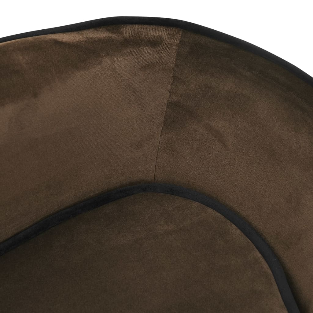 Koiran sohva ruskea 67x47x36 cm plyysi - Harrastajankoti.fi