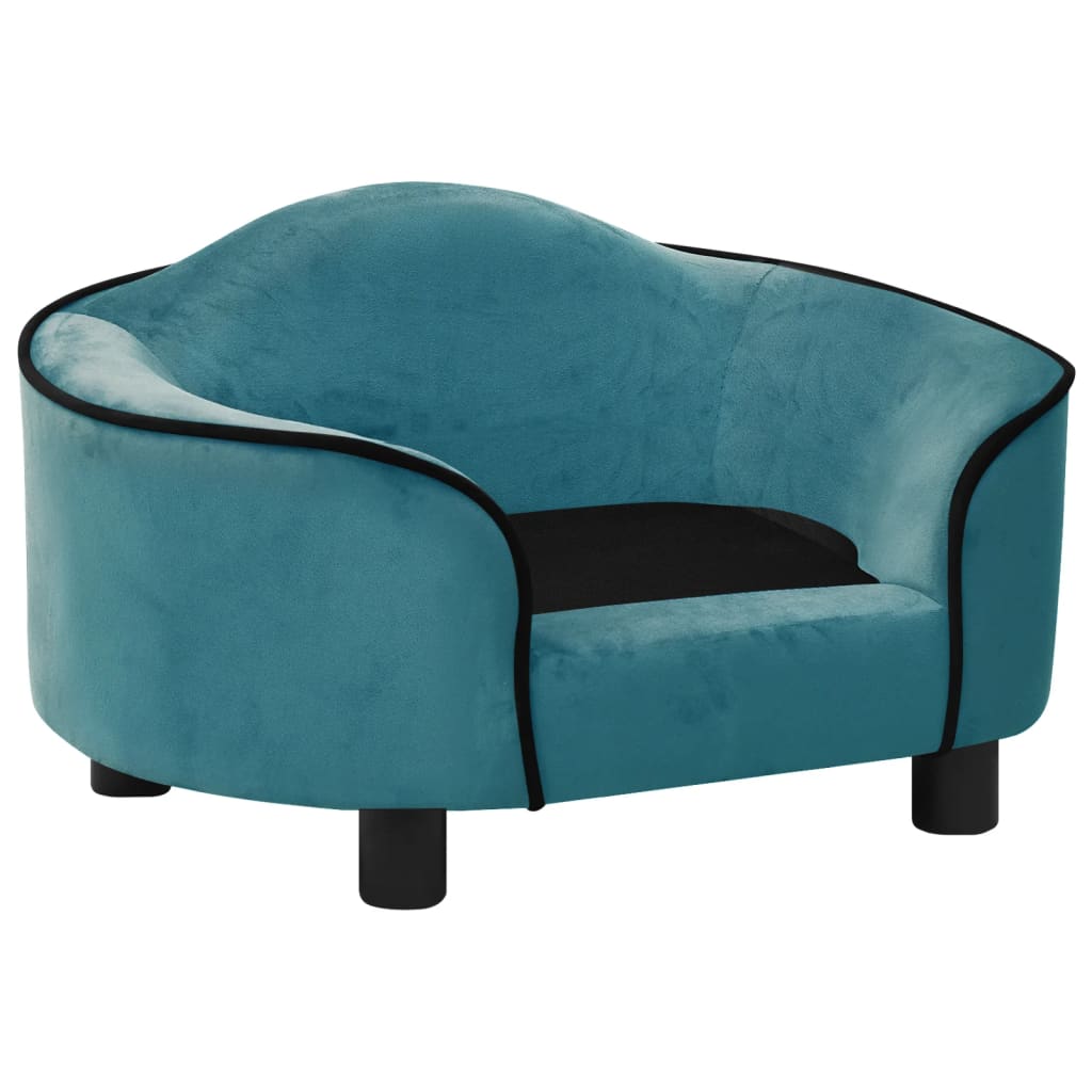 Koiran sohva turkoosi 67x47x36 cm plyysi - Harrastajankoti.fi