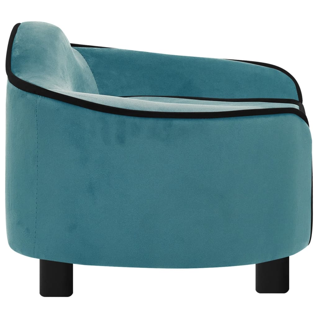 Koiran sohva turkoosi 67x47x36 cm plyysi - Harrastajankoti.fi