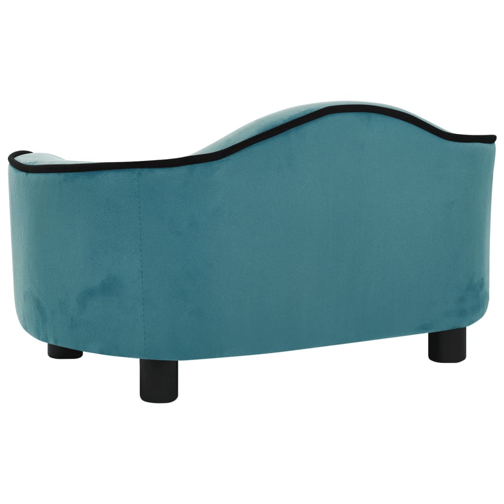 Koiran sohva turkoosi 67x47x36 cm plyysi - Harrastajankoti.fi