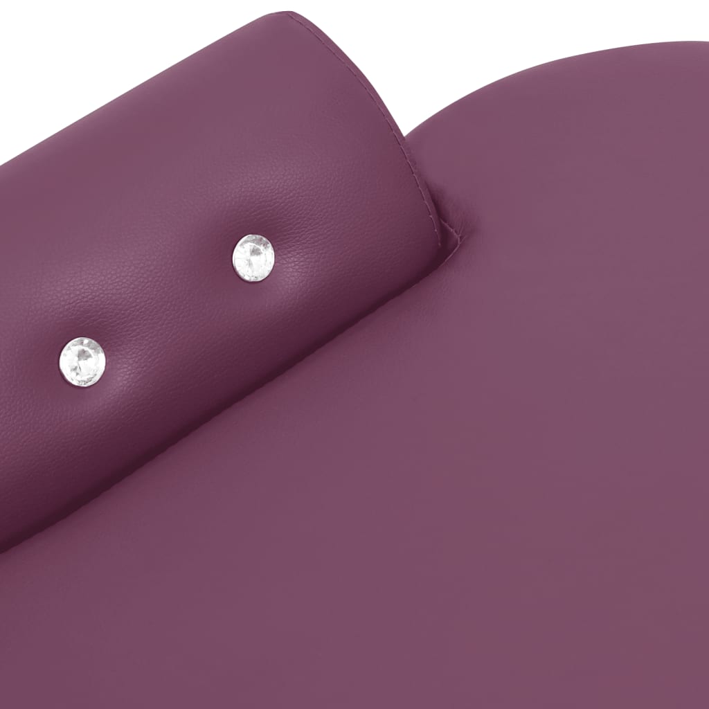 Koiran sohva viininpunainen 83x45x42 cm keinonahka - Harrastajankoti.fi