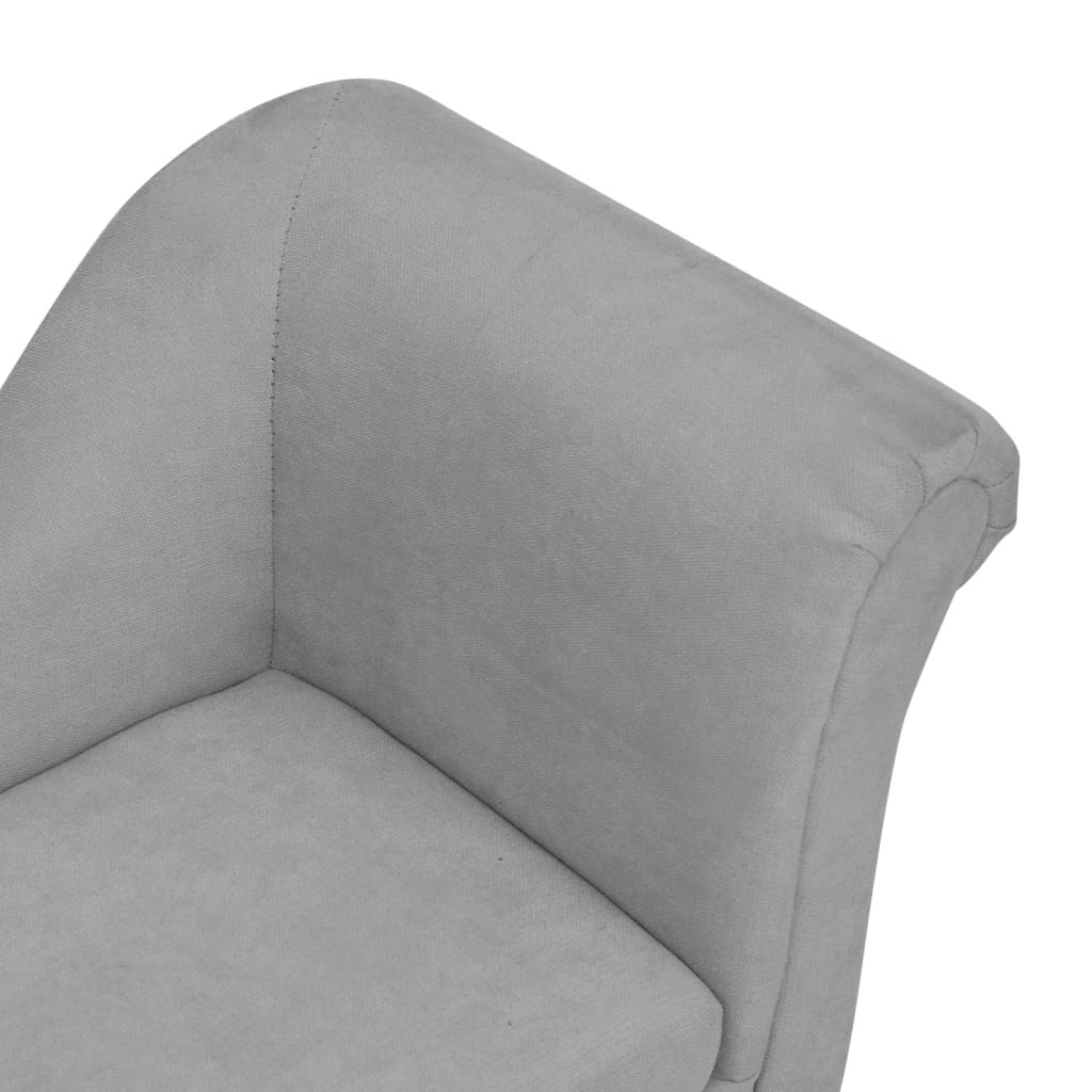 Koiran sohva tyynyllä harmaa 83x44x44 cm plyysi - Harrastajankoti.fi