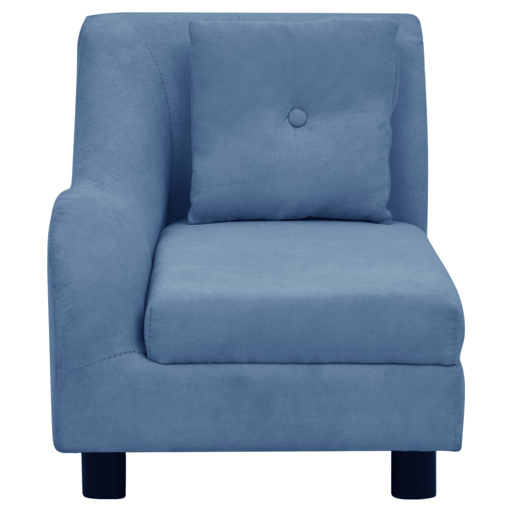 Koiran sohva tyynyllä sininen 83x44x44 cm plyysi - Harrastajankoti.fi