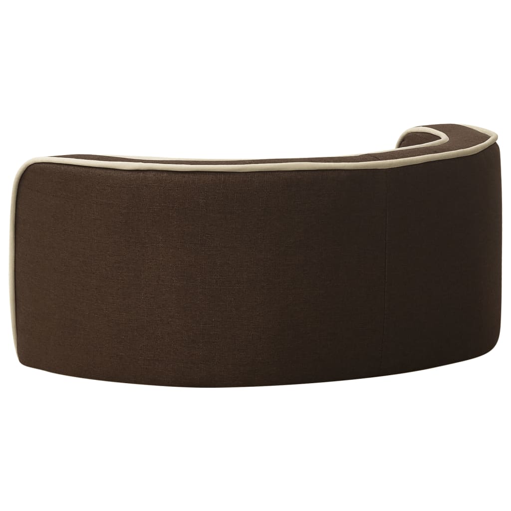 Taitettava koiran sohva ruskea 76x71x30 cm pellava pestävä - Harrastajankoti.fi