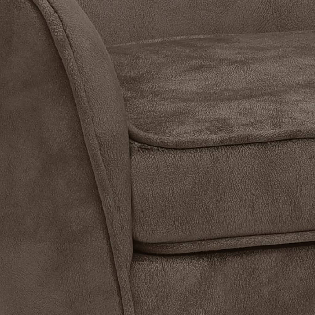 Koiran sohva ruskea 66x43x40 cm plyysi - Harrastajankoti.fi