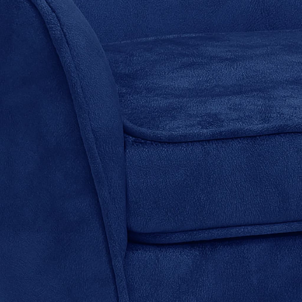 Koiran sohva sininen 66x43x40 cm plyysi - Harrastajankoti.fi