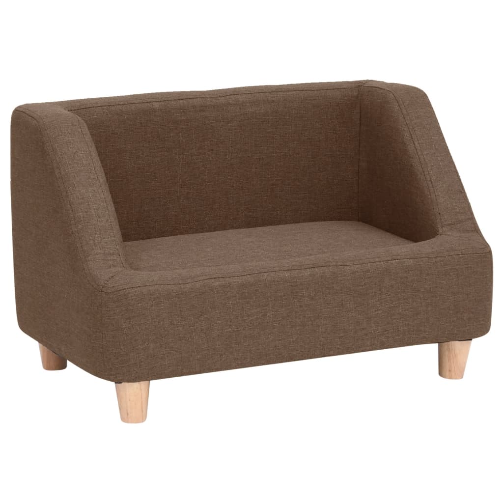 Koiran sohva ruskea 60x37x39 cm pellava - Harrastajankoti.fi