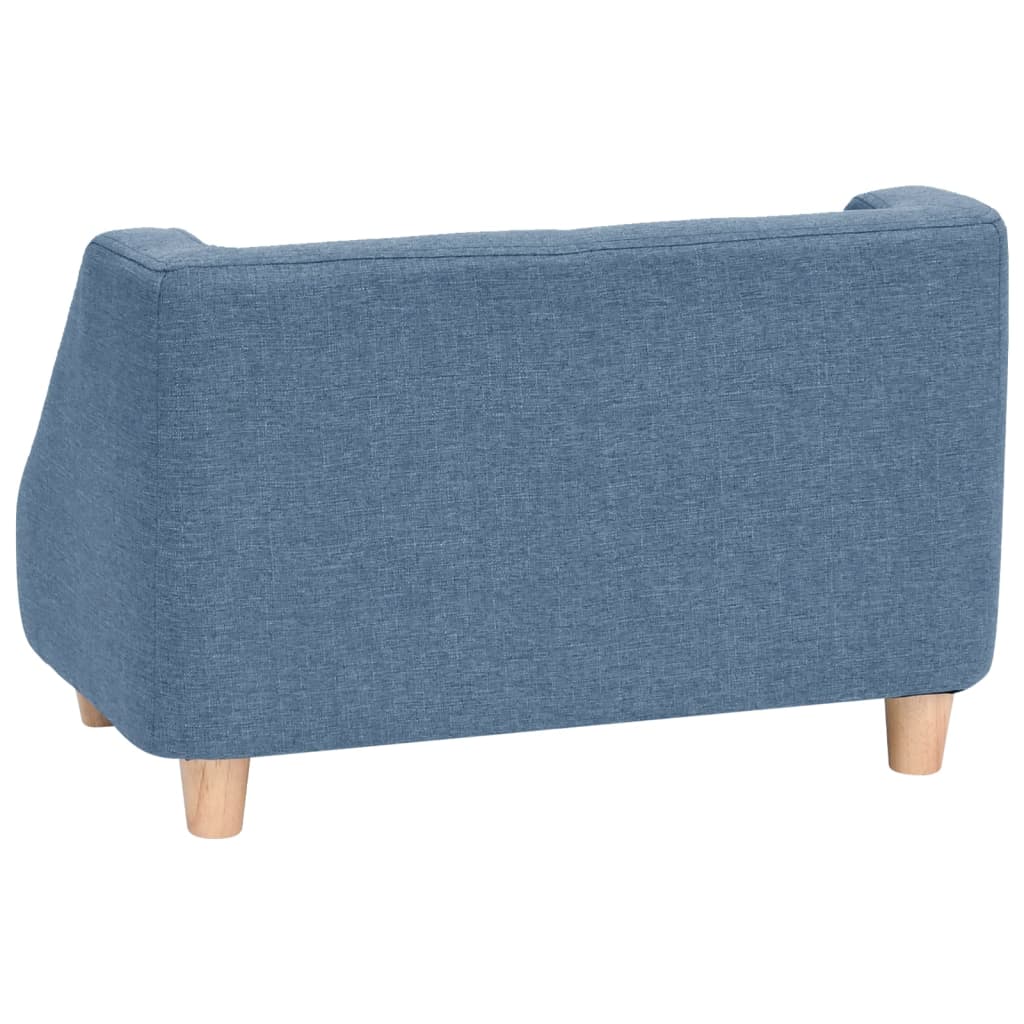 Koiran sohva sininen 60x37x39 cm pellava - Harrastajankoti.fi