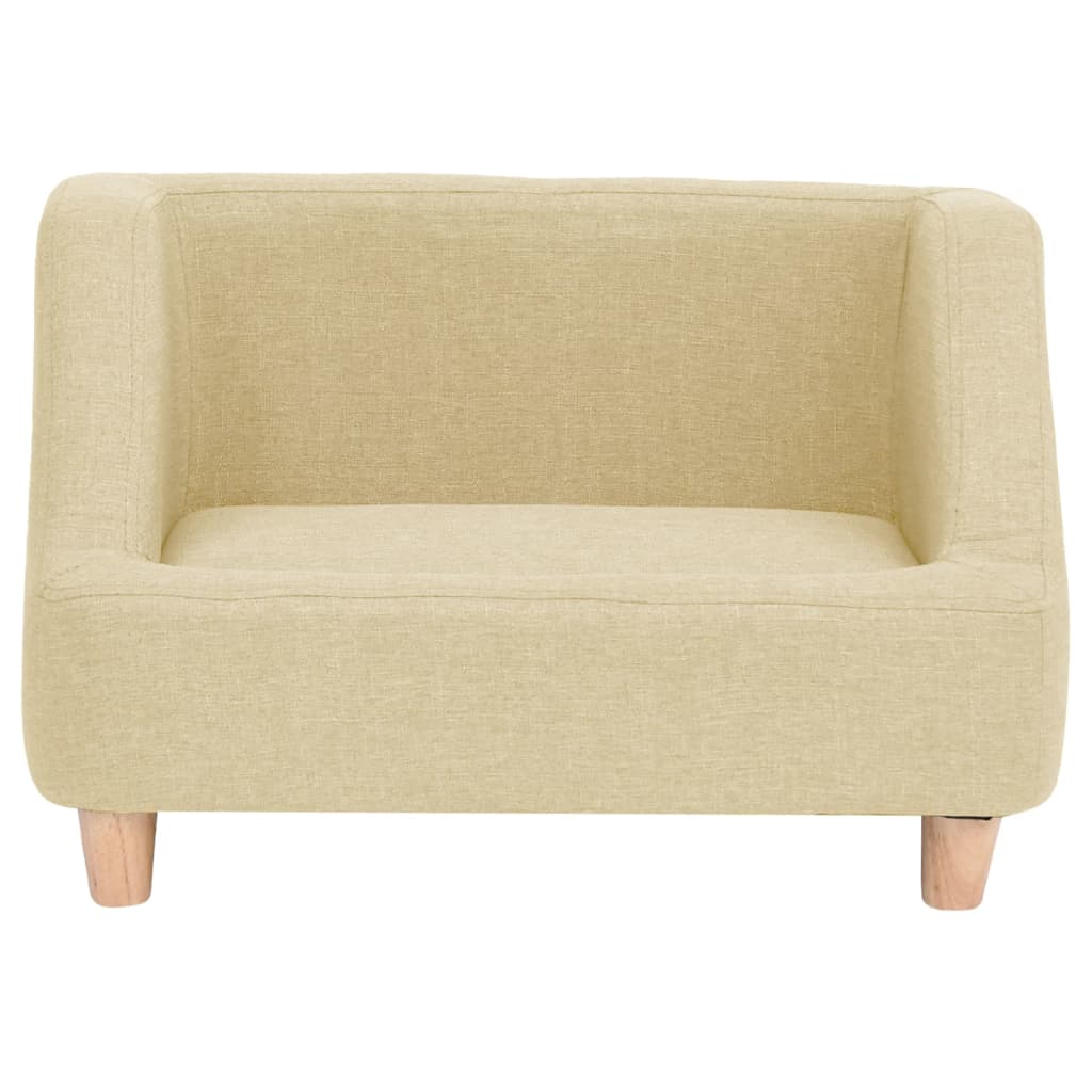 Koiran sohva kerma 60x37x39 cm pellava - Harrastajankoti.fi