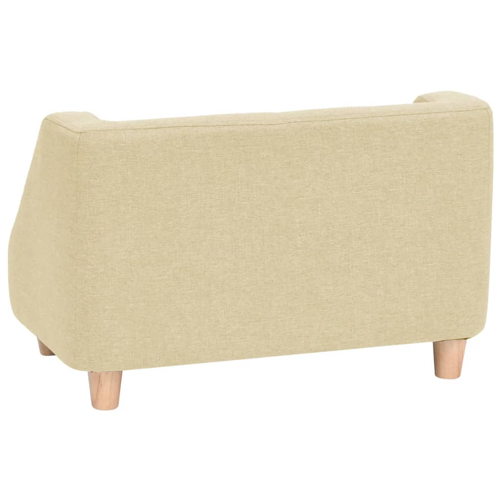 Koiran sohva kerma 60x37x39 cm pellava - Harrastajankoti.fi