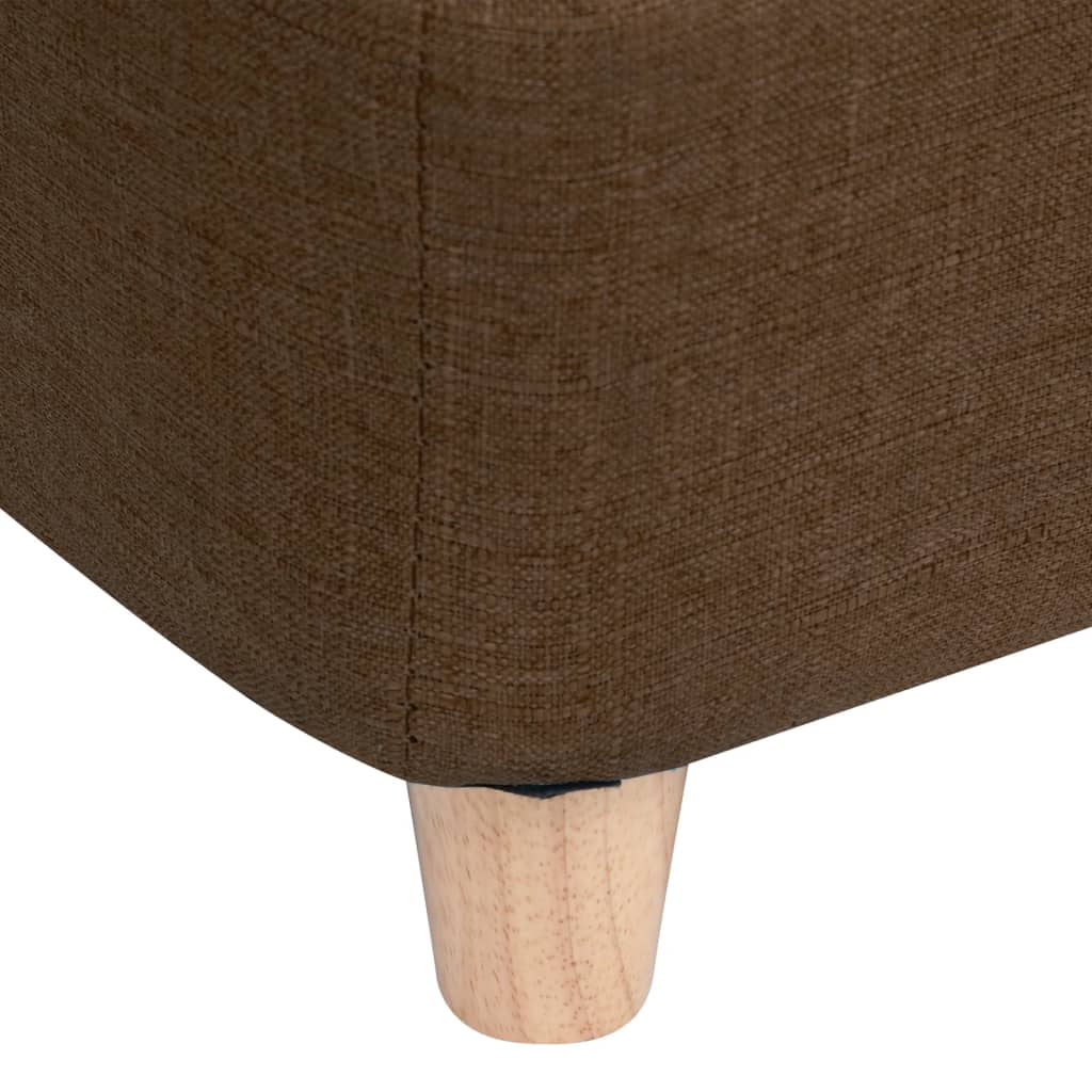 Koiran sohva ruskea 85x50x39 cm pellava - Harrastajankoti.fi