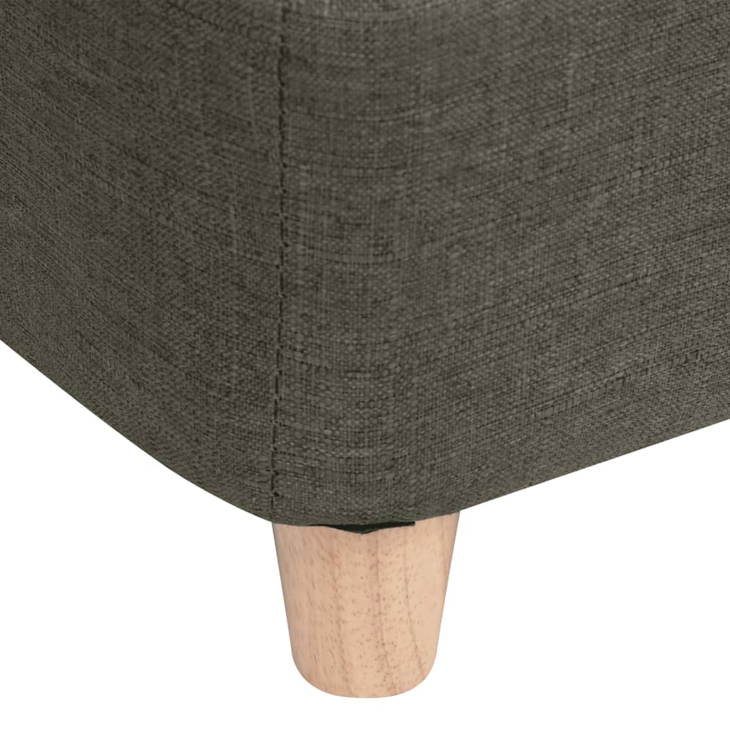 Koiran sohva tummanharmaa 85x50x39 cm pellava - Harrastajankoti.fi