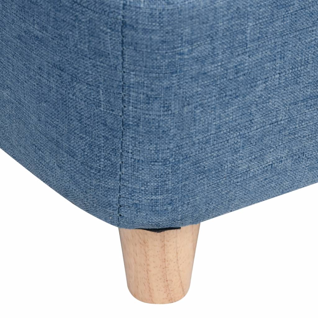 Koiran sohva sininen 85x50x39 cm pellava - Harrastajankoti.fi