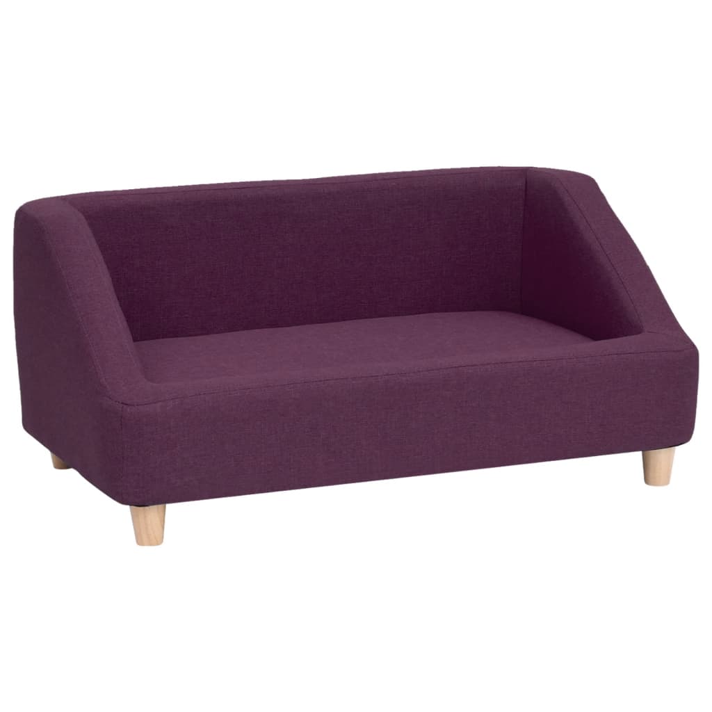 Koiran sohva viininpunainen 85x50x39 cm pellava - Harrastajankoti.fi
