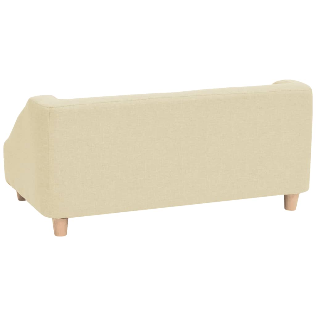 Koiran sohva kerma 85x50x39 cm pellava - Harrastajankoti.fi