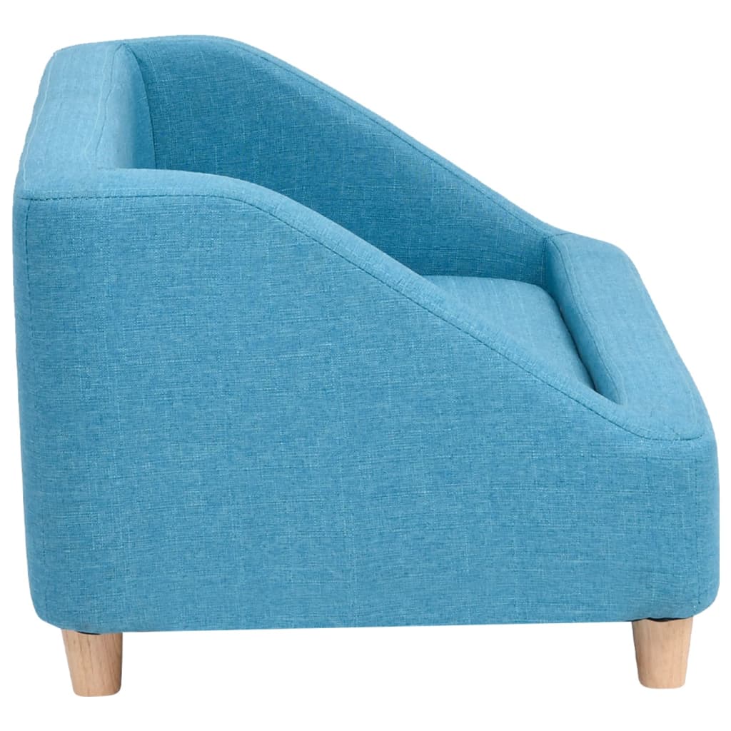 Koiran sohva turkoosi 85x50x39 cm pellava - Harrastajankoti.fi