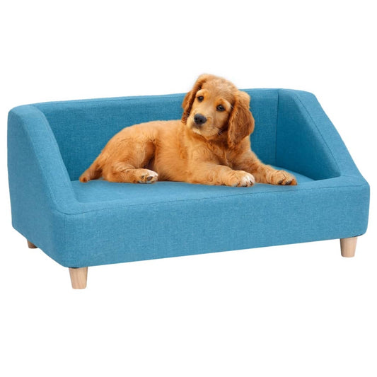 Koiran sohva turkoosi 85x50x39 cm pellava - Harrastajankoti.fi