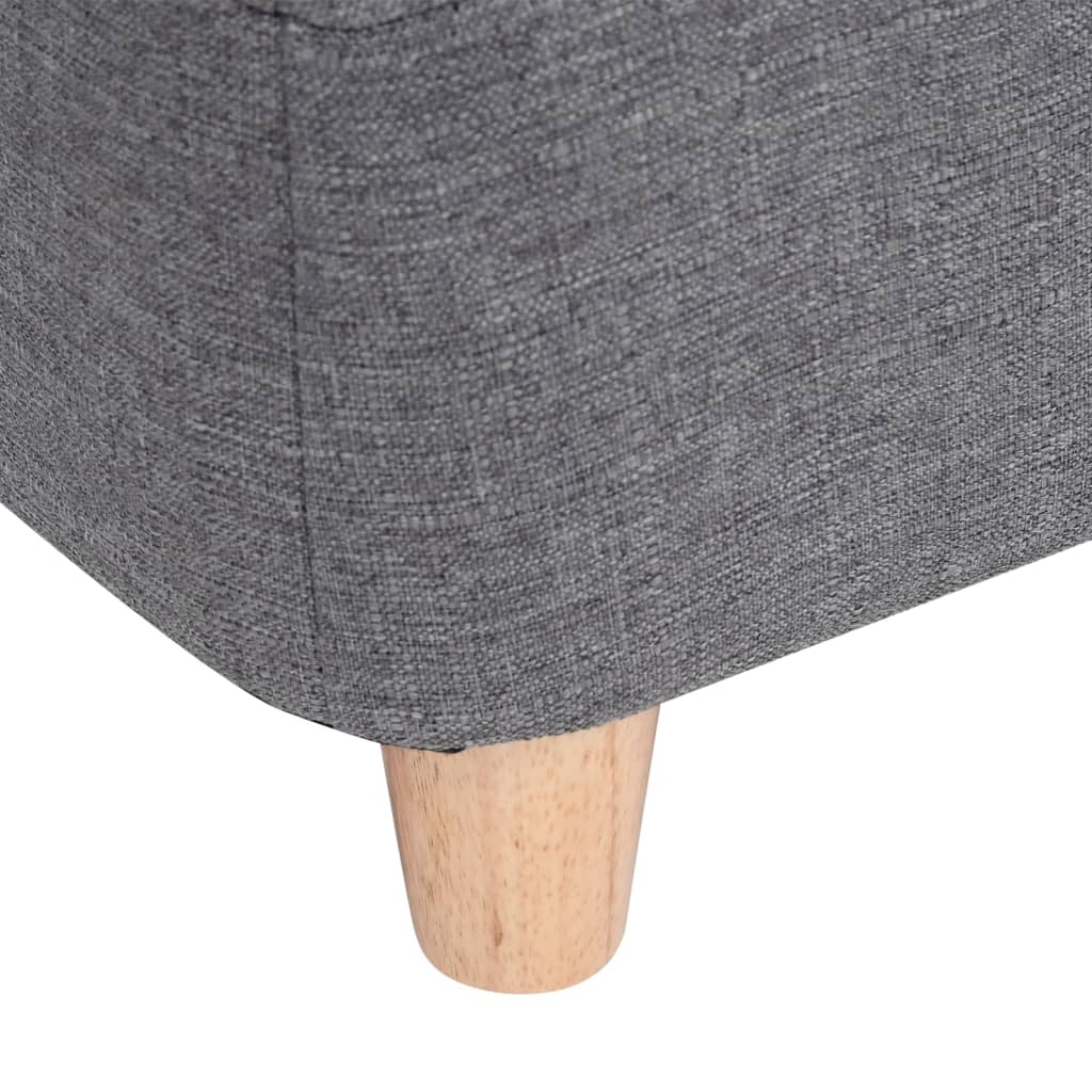 Koiran sohva harmaa 95x63x39 cm pellava - Harrastajankoti.fi