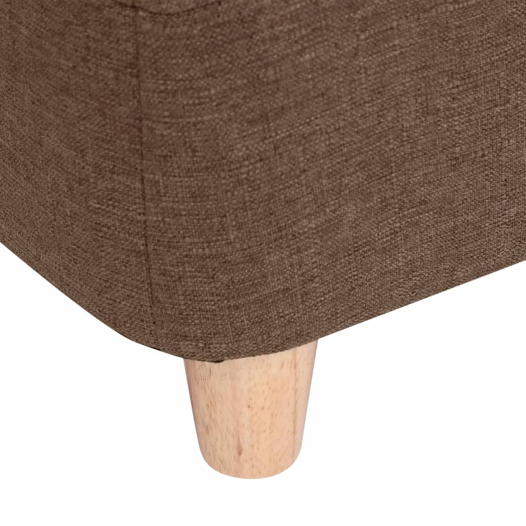 Koiran sohva ruskea 95x63x39 cm pellava - Harrastajankoti.fi