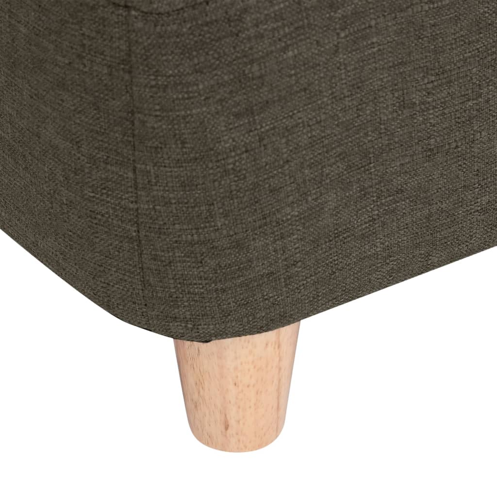 Koiran sohva tummanharmaa 95x63x39 cm pellava - Harrastajankoti.fi