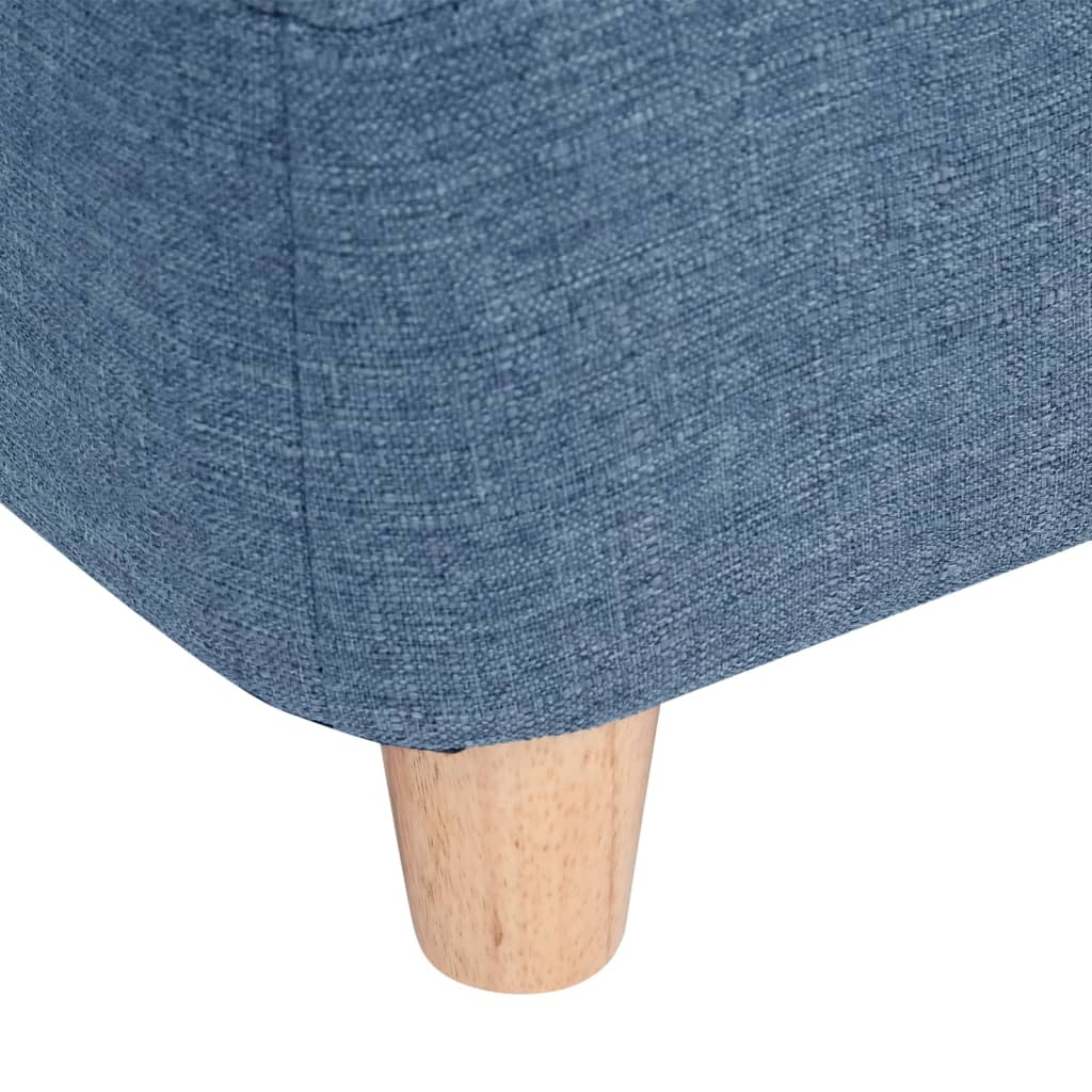 Koiran sohva sininen 95x63x39 cm pellava - Harrastajankoti.fi